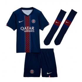 Fotbalové Dres Paris Saint-Germain Desire Doue #14 Dětské Domácí 2025-26 Krátký Rukáv (+ trenýrky)